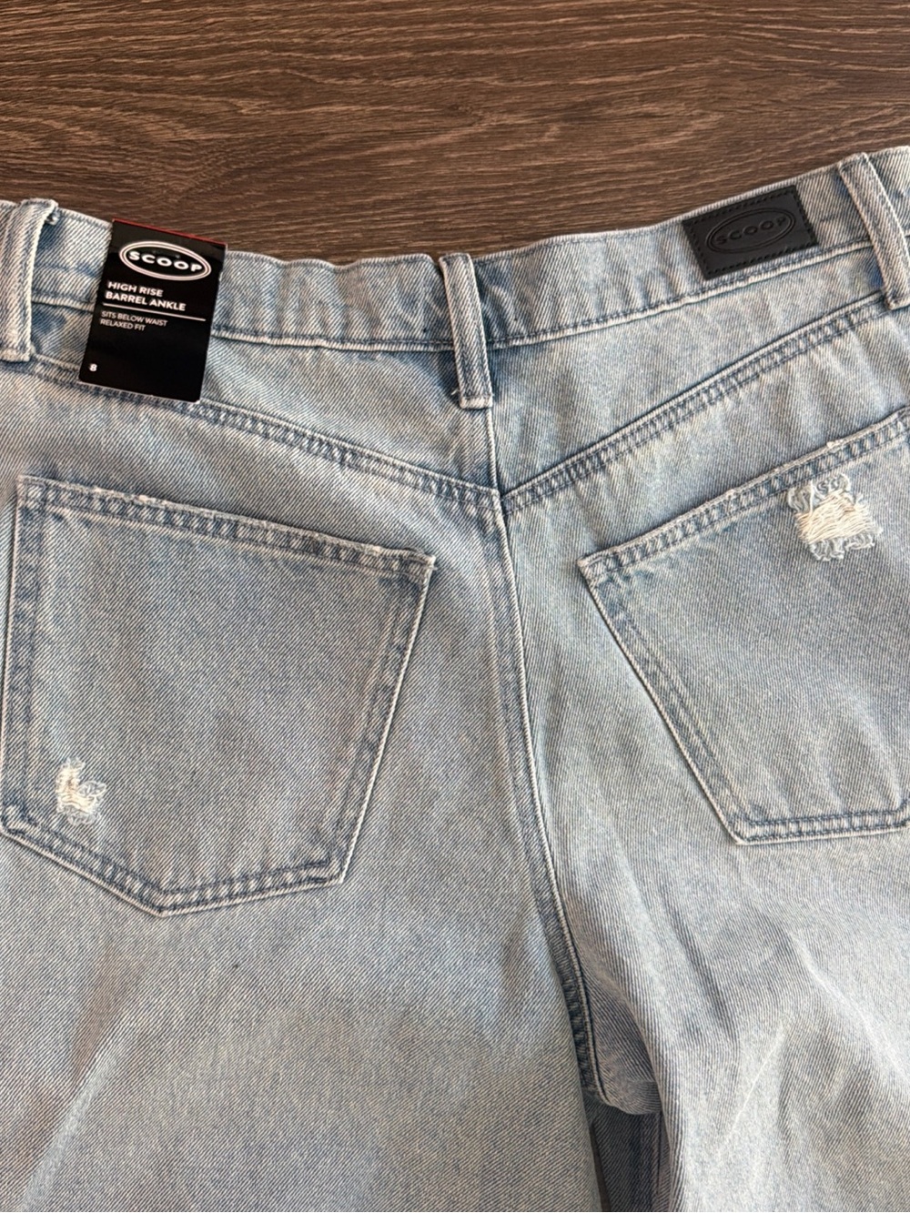 NWT scoop barrel jeans size 8 - Picture 6 of 6